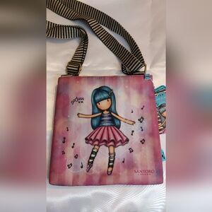 Santoro Gorjuss Pink Crossbody Bag